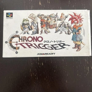 Chrono Trigger Super Famicom SNES Japan Boxed Complete SquareSoft RPG 1995 Rare - Picture 1 of 10