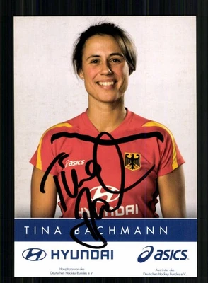 Tina Bachmann Hockey Nationalmannschaft Original Signiert + A 254680 - Bild 1 von 2