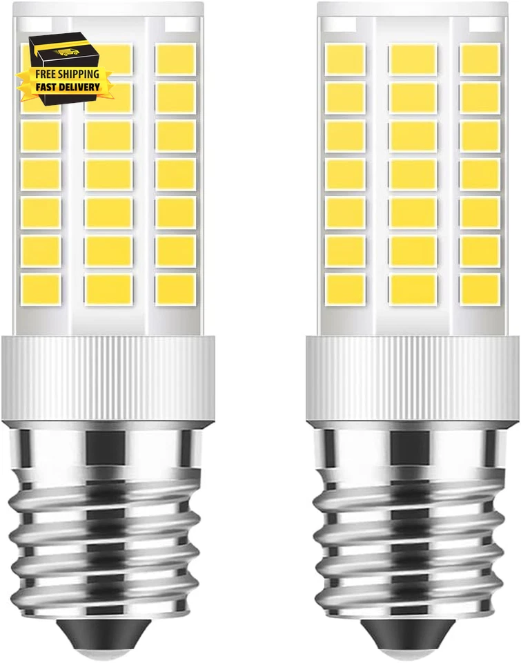 E17 LED Bulb Dimmable, 5W Microwave Oven Bulb, Daylight White 6000K, 40W Halogen - Image 1 of 4