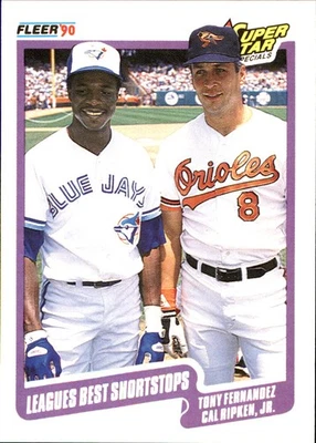 Best Shortstops (Tony Fernandez / Cal Ripken, Jr.) SSS, CPC 1990 Fleer #634 - Image 1 of 2