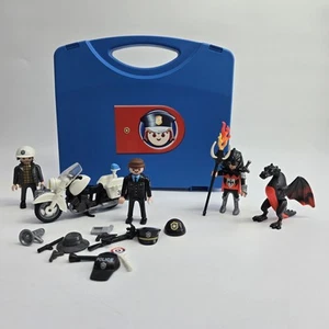 Playmobil 4793 Special Plus Ritterdrache 3564 Polizei Motorrad & Koffer Konvolut - Bild 1 von 6