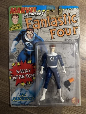 1992 Marvel Superheroes Fantastic Four Mr. Fantastic 5-way stretch figure (New) - Image 1 of 4