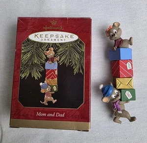 Hallmark Keepsake Ornament- Mom and Dad 1997 - Picture 1 of 5