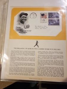 babe ruth First Day Cover 4/8/1974 - Picture 1 of 2