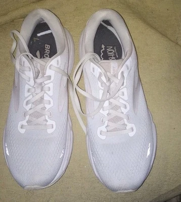 Brooks Ghost 15 Mujer Talla 9.5 Mediana B Blanco Cristal Gris Vidrio 1203801B189 Foto 1 de 4