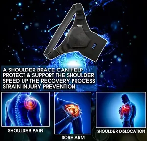 Adjustable Shoulder Support Brace Strap Joint - Picture 1 of 4