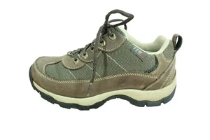 LL Bean Women's Brown Leather Insulated Arctic Grip Snow Sneaker Shoes Size 6 M - Picture 1 of 9