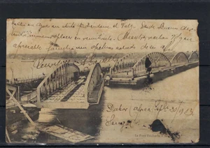 ''SENEGAL.- DAKAR.- ''LA PONT FAIDHERBE -CARTE POSTALE to HABANA- 1903 - Picture 1 of 3