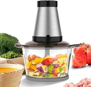 "Electric Chopper & Food Processor - 2L, 400W, 2-Speed, for Vegetables,Meat ETC - Picture 1 of 12