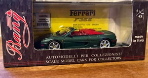 Bang High Quality Models Ferrari F355 Berlinetta GTS Spider 1:43 RHD Met Green - Picture 1 of 16