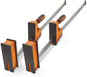 50" Parallel Clamp Set, 2 Pack of Woodworking Clamps with Rock-Solid, Even Press - Picture 1 of 6