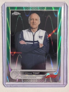 Franz Tost Alpha Tauri 2022 Topps Chrome F1 Green RayWave Refractor /99 #105 - Picture 1 of 2