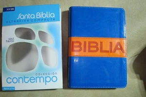 NVI Santa Biblia ultrafina compacta, contempo (Spanish Edition)  Leathersoft - Picture 1 of 7