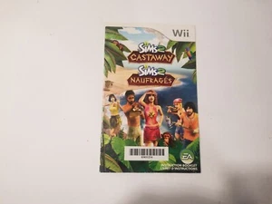 Manual Only - Sims 2 Castaway (Nintendo WII) - Imagen 1 de 1