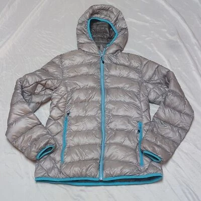 Cabela's Primaloft XPG Empacable Plumón Senderismo Camping Chaqueta Hinchada con Capucha Gris Foto 1 de 4