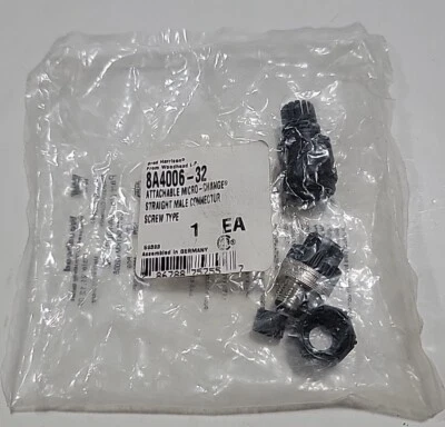 Molex Woodhead 8A4006-32, Male, Straight  Micro-Change Attachable Connector, 4P  - Image 1 of 4