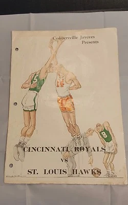 REVISTA DE BALONCESTO DE COLECCIÓN CONNERSVILLE IND 1960S Oscar Robertson Raro Foto 1 de 4