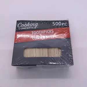 Cooking Concepts 500 Piece Wooden Toothpicks - Picture 1 of 2