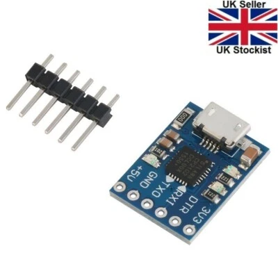 6 Pin CP2102 Micro USB To UART TTL Module Serial Converter STC For Arduino - Image 1 of 4