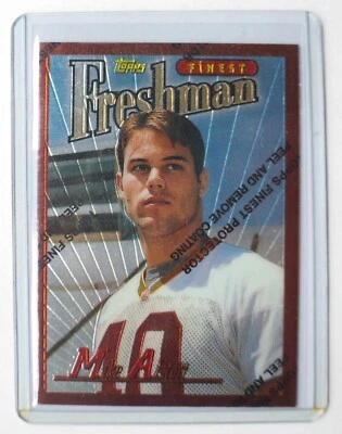 MIKE ALSTOTT 1996 Topps Finest 335 Rookie Card RC Tampa Bay Buccaneers W/Coating - Image 1 of 2
