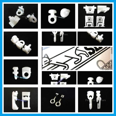 Silent Gliss Curtain Track Spares Gliders Brackets Hooks Roman Blind Rail Parts - Image 1 of 2