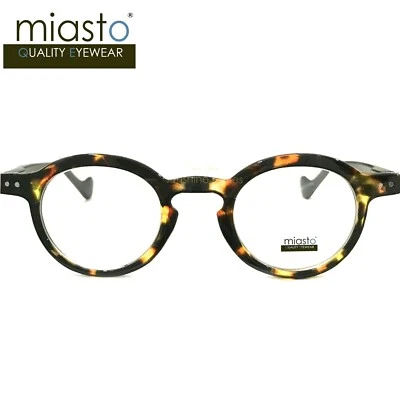 MIASTO "CIAO" PREPPY REDONDO OAVL OJO DE CERRADURA GAFAS DE LECTURA ~ RESORTE ~ PEQUEÑO (BRAZOS LARGOS) Foto 1 de 4