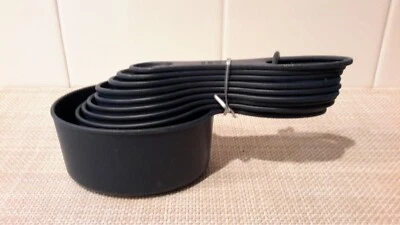 Mainstays 9 Pc Measuring Cups & Spoons OVAL Blue Cove Kitchen Baking Tools NEW - Image 1 of 4