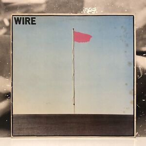 WIRE – PINK FLAG LP VG+/EX- 1987 UK REISSUE WITH BARCODE HARVEST SHSP 4076