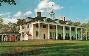 Postkarte VA Mount Vernon Virginia East S. George Washington Home Mount Vernon A9 - Bild 1 von 2