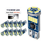 10x LED T10 W 5W Lampe weiß CANBUS Innenraumbeleuchtung Glassockel Licht 194 12V