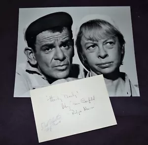 "Green Acres" TV signiert Alf Ralph Tischler Sid Melton Mary Grace Canfield neuwertig - Bild 1 von 2