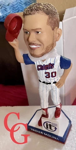 St. Louis Cardinals Yadier Molina 6/9/23 Peoria Chiefs SGA Farewell Bobblehead Cover