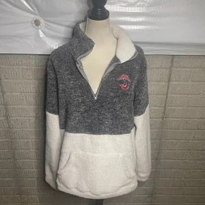 Gameday Couture Ohio State Buckeyes Fuzzy Pullover Quarter Zip - Large - Picture 1 of 5
