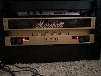 Marshall 9200 Amplificatore di Potenza Stereo Doppio Monoblocco 200 Watt 6L6 Tubi 100watt x 2 - Immagine 1 di 4
