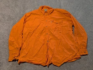 Beretta Hunting Shirt Mens 3XL Blaze Orange Vented Shooting Button Up  - Picture 1 of 9