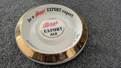 Vintage BASS Export Ceramic Ashtray Pub Barware Advertising  - Image 1 of 4