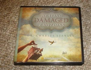 Dr Charles Stanley - Healing Damaged Emotions. InTouch Ministries 6 CD Audiobook - Foto 1 di 2