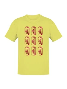 Retro Soda Can Art Print Men's T-shirt - Picture 1 of 9