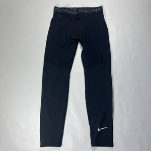 Nike Pro Big Kids’ (Boys)-- Tights Size Large "CK4546-010" Black/White - Picture 1 of 3