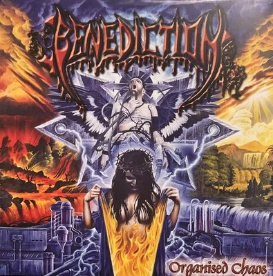Benediction - Organised Chaos LP 2023 Back On Black BOBV838LP [2x Blue Splatter] - Image 1 of 2