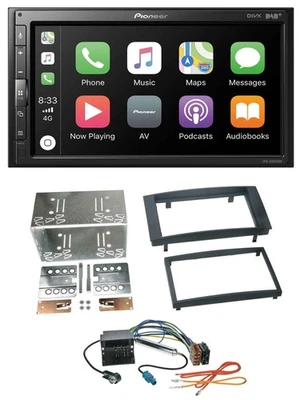 Pioneer USB MP3 DAB 2DIN Bluetooth Autoradio für VW Touareg T5 Caravelle Multiva - Bild 1 von 4