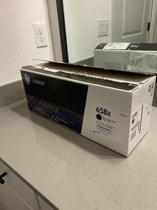 HP 658x Black Toner Empty With Box - Photo 1/4