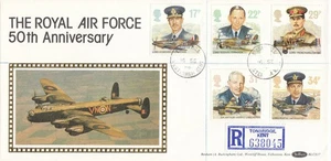 RAF Royal Air Force LANCASTER FLOWN FDC BIGGIN HILL CDS 1986 CLEARANCE (147749) - Picture 1 of 2