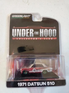 Greenlight Under The Hood Grn Machine 1971 Datsun 510 ! - Foto 1 di 2