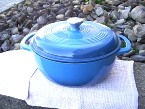 Brandani Italy Traditional Cast Iron Braiser 5 qt Dutch Oven Pot Used - Picture 1 of 13