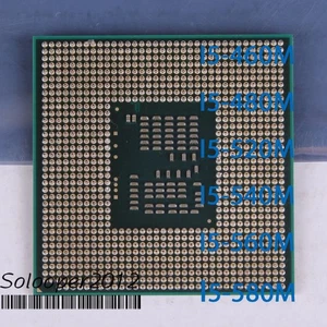 For Intel Core i5 I5-460M I5-480M I5-520M I5-540M I5-560M I5-580M Socket G1 CPU - Picture 1 of 7