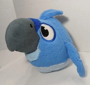 Rio Angry Birds Plush Blue Macaw 6” Toy Stuffed Animal No Sound Commonwealth - Picture 1 of 6