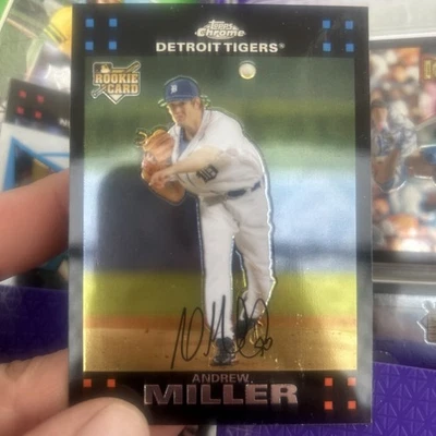 2007 Topps Chrome - Andrew Miller #298 (RC) - Image 1 of 3