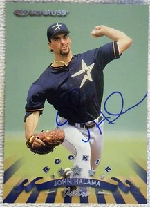 Houston Astros John Halama Signed 1998 Donruss Auto Card - Picture 1 of 1