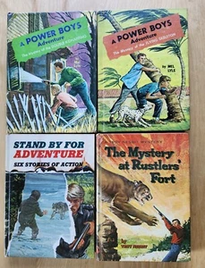VINTAGE BOYS ADVENTURE 4 BOOKS (POWER BOYS ADVENTURES) - Picture 1 of 6